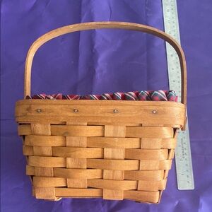 Handcrafted Tan Woven Basket Bag